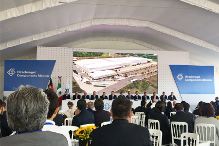 grand opening at hirschvogel plant