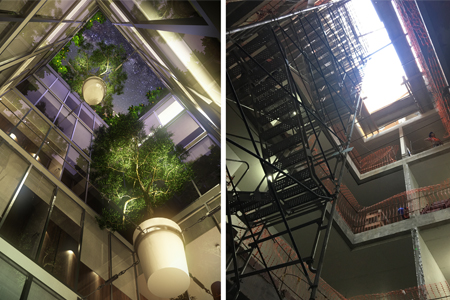 construction progress at division del norte