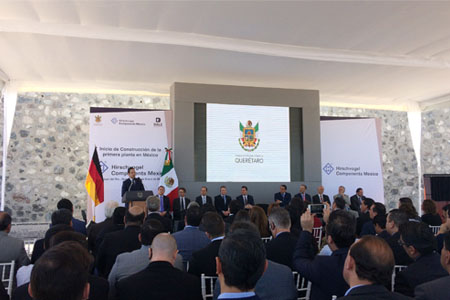 inaugural ceremony of hirschvogel components mexico